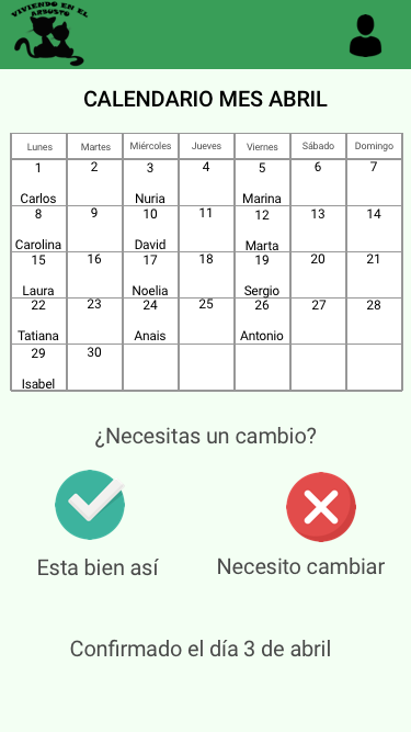 pantallas proyecto arbusto