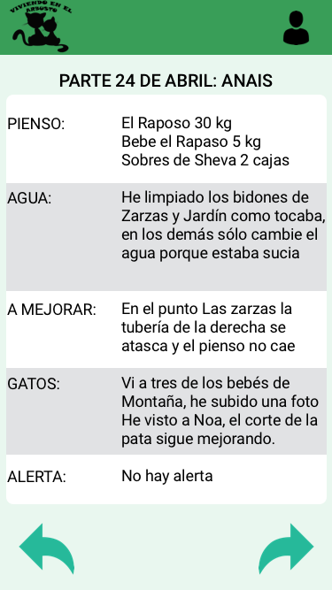 pantallas proyecto arbusto