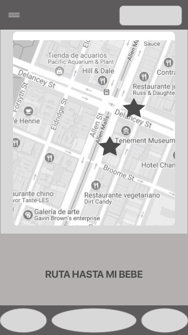 wireframe proyecto findmybaby
